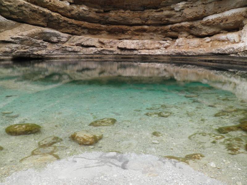 Oman voyage globe travel, circuit, Oman piscine, canyon, paysage