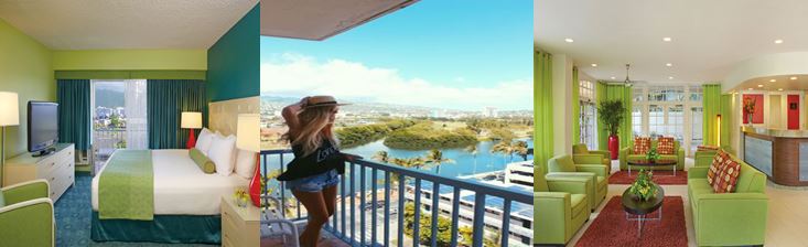 hotels hebergement honoluu hawai plongée formule vols, globe travel