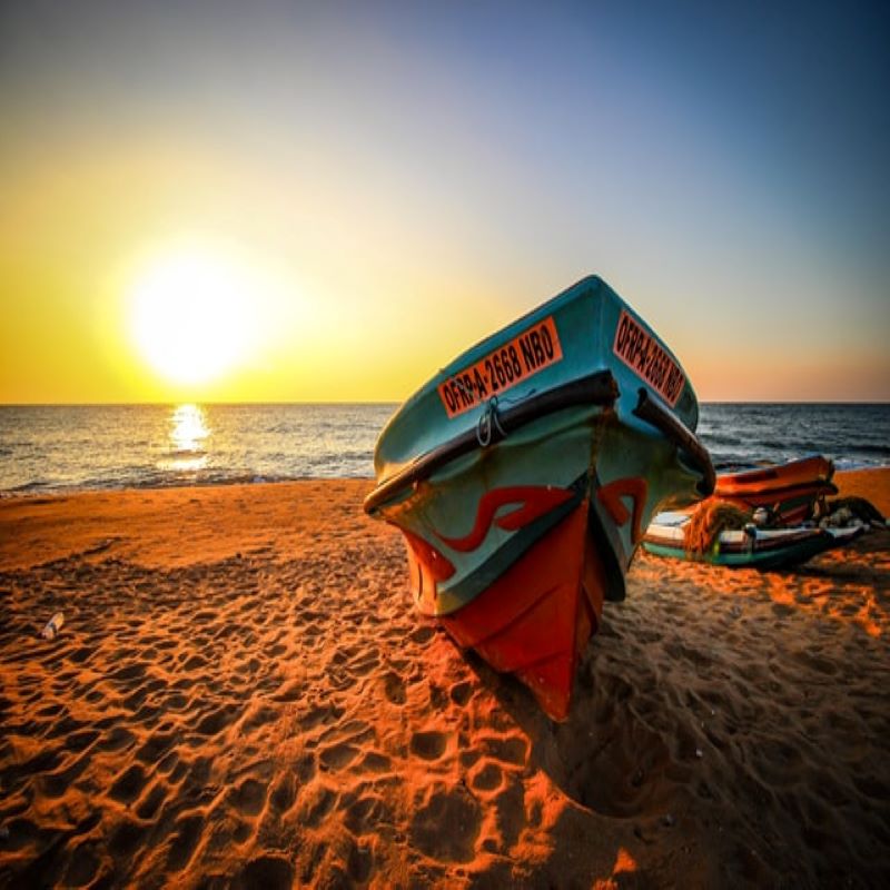 negombo-plage-bateau-sri-lanka voyage-globe-travel-sri-lanka