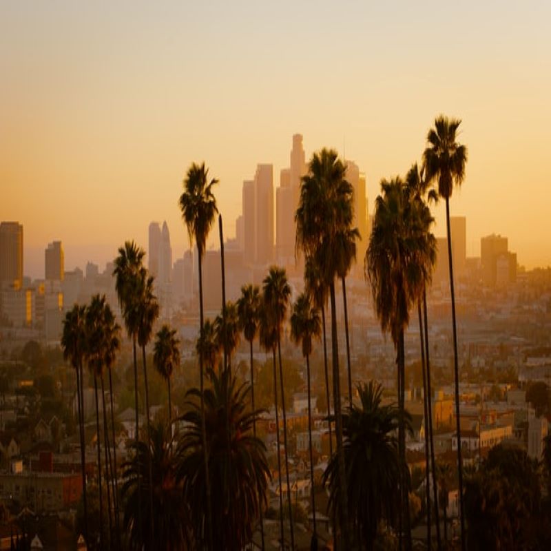 Los-Angeles-Californie-USA-palmiers voyage-circuitusa-globe-travel